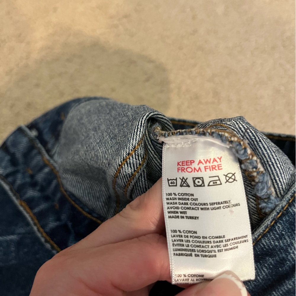 FREE WITH PURCHASE Urban Outfitters A-Line Denim Mini Skirt - Picture 6 of 6